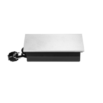 GNIAZDO MEBLOWE PODWÓJNE ORNO OR-GM-9043/G KABEL 1,8m 2xUSB
